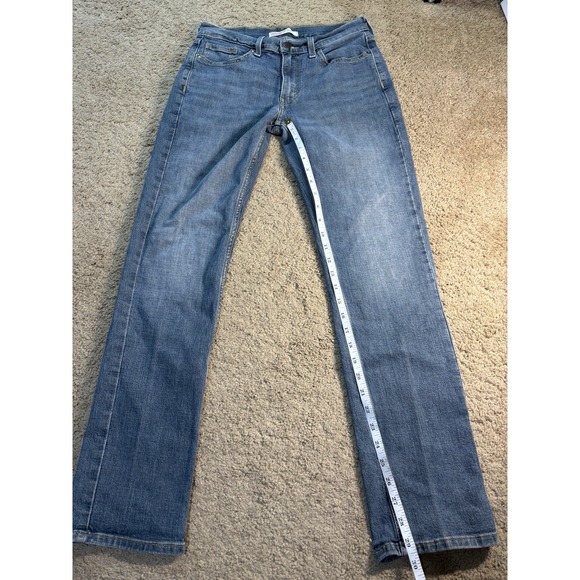 Levis Signature Straight Jeans Men 30x32 Straight Leg Blue Denim Mid Rise Preppy - Picture 7 of 9